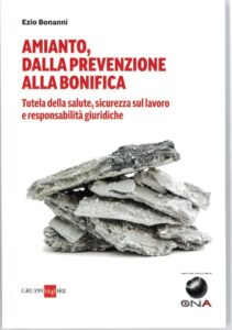 "Amianto, dalla prevenzione alla bonifica." Copertina del Libro di Ezio Bonanni - Edizione 2025 Sole24ore.