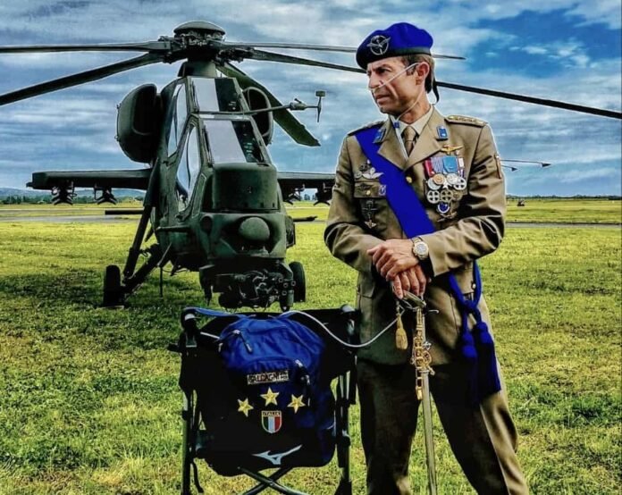 Col Calcagni Carl, elicottero mililtare
