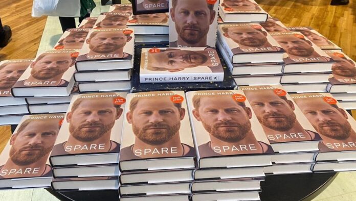 Harry Spare, libro sulla sua vita e sulla royal family