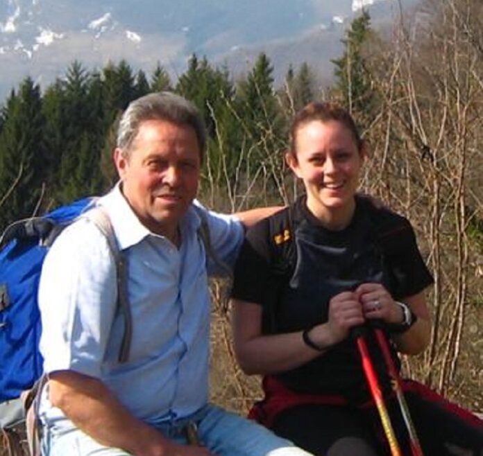motorista navale Tisato con la figlia Francesca