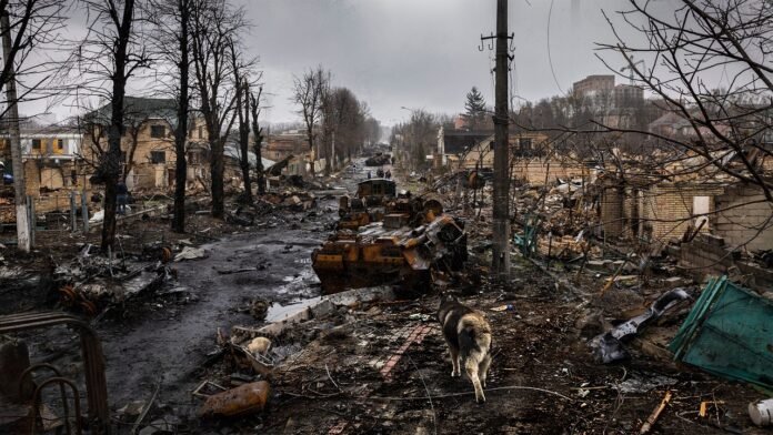 macerie di guerra. Ucraina: paura per l'amianto