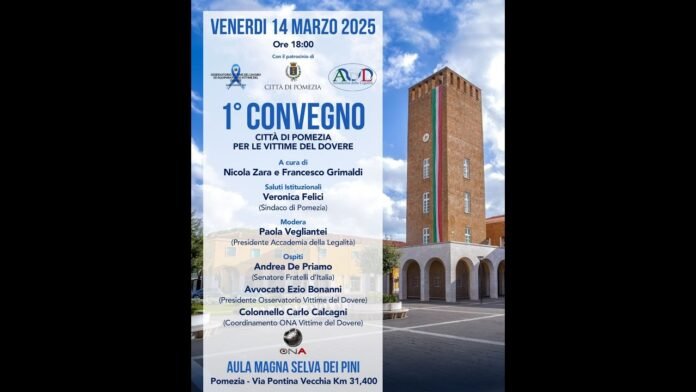 Pomezia, 1° convegno per le vittime del dovere