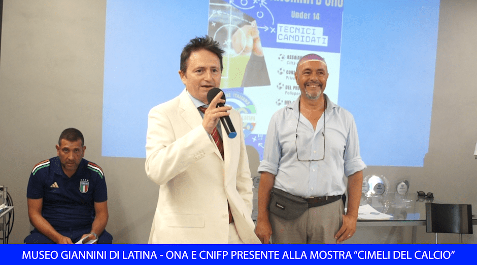 Bonanni alla mostra Cimeli del Calcio