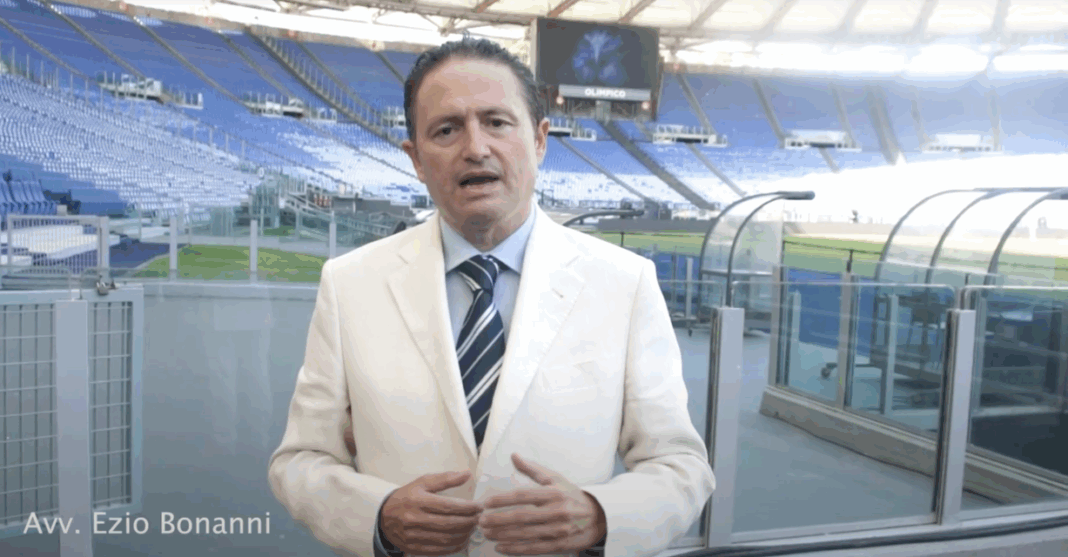 Avv. Ezio Bonanni all'Olimpico Ezio Bonanni