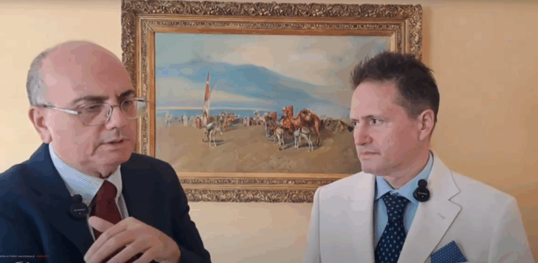 Luigi Abbate e l'avv. Ezio Bonanni