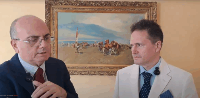 Luigi Abbate e l'avv. Ezio Bonanni