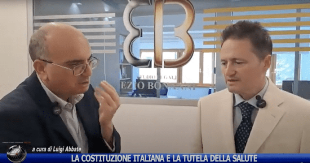 Il giornalista Luigi Abbate e l'avv. Ezio Bonanni Il giornalista Luigi Abbate e l'avv. Ezio Bonanni