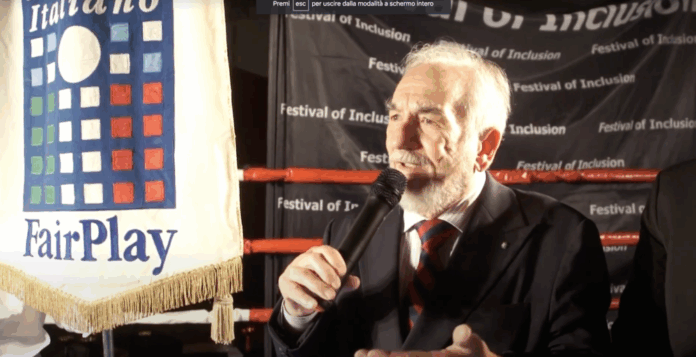 Ruggero Alcanterini, presidente del Comitato Italiano Nazionale del Fair Play