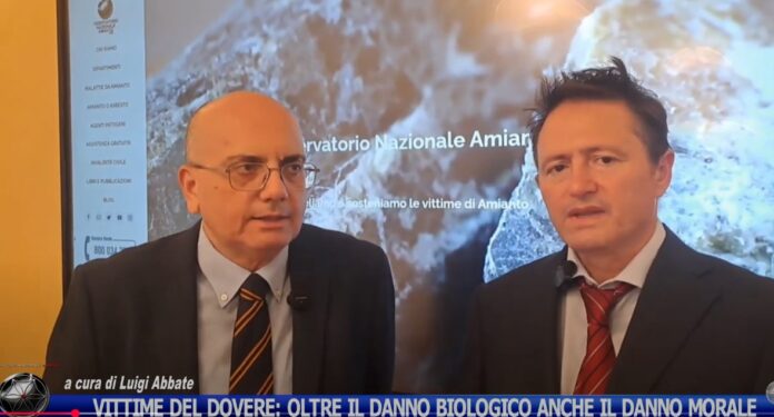 Luigi Abbate ed Ezio Bonanni, danno morale per le vittime del dovere