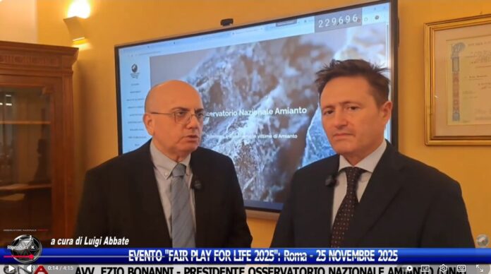 Fair Play for Life 2025, Luigi Abbate e Avv. Ezio Bonanni