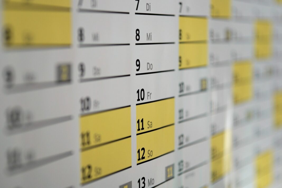 amianto e ricorrenze, calendario, lavoro