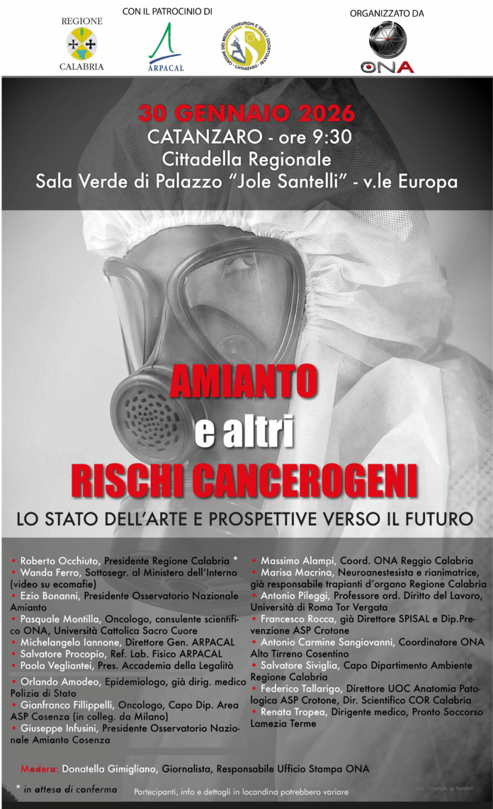 convegno amianto e altri rischi cancerogeni