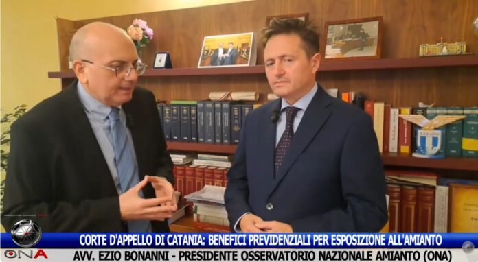 Amianto, Luigi Abbate e Avv. Ezio Bonanni, Priolo Gargallo