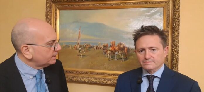 Il giornalista Luigi Abbate e l'Avv. Ezio Bonanni