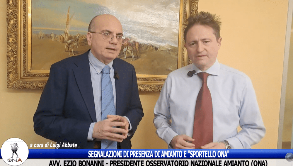 Avvocato Bonanni e Abbate - osservatorio nazionale amianto