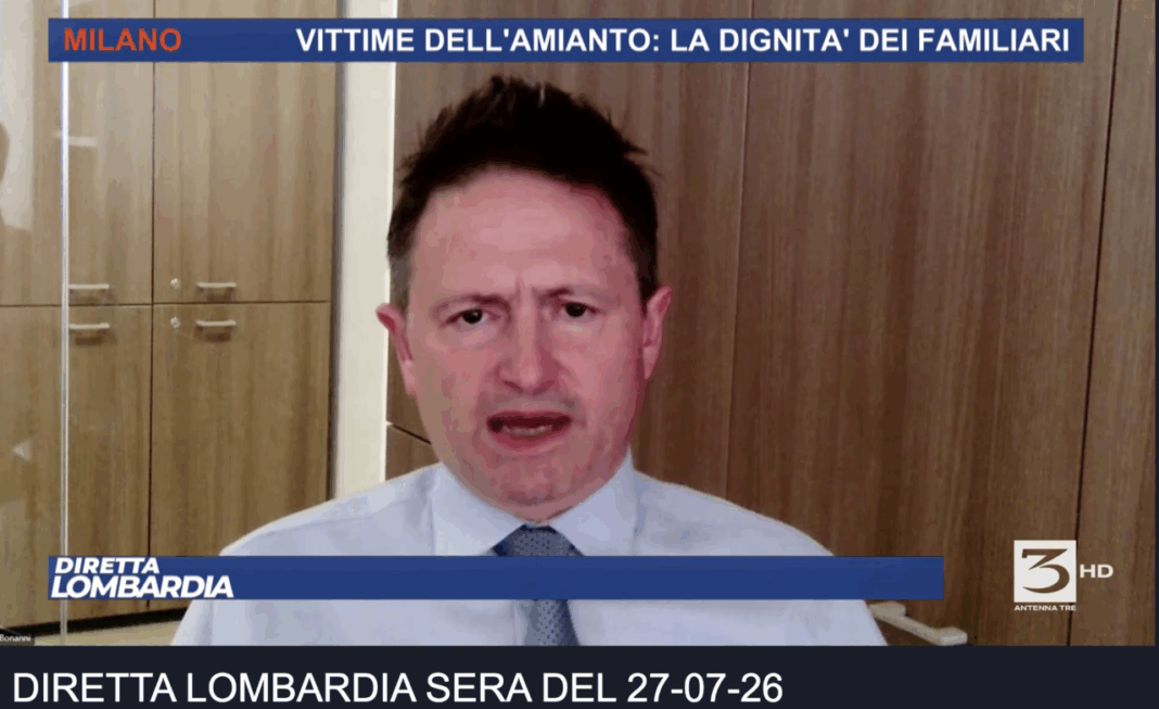 Amianto, Avv. Ezio Bonanni - intervista su Telelombardia