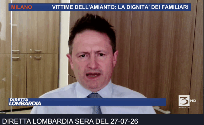 Amianto, Avv. Ezio Bonanni - intervista su Telelombardia