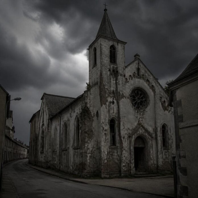 chiesa d'amianto (1 immagine AI free)