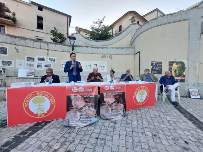 L'avv. Ezio Bonanni all'evento Avanti! a Roccagorga
